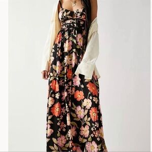 NWT Free People | Wisteria Floral Sleeveless Maxi Dress | XS
